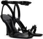Alexander McQueen Black Studded Heeled Sandals - Thumbnail 4