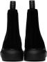 Alexander McQueen Black Suede Chelsea Boots - Thumbnail 2