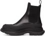 Alexander McQueen Black Tread Slick Chelsea Boots - Thumbnail 3