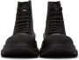 Alexander McQueen Black Tread Slick High Sneakers - Thumbnail 2