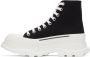 Alexander McQueen Black Tread Slick High Sneakers - Thumbnail 3