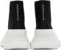 Alexander McQueen Black Tread Slick High-Top Sneakers - Thumbnail 2