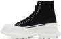 Alexander McQueen Black Tread Slick High-Top Sneakers - Thumbnail 3