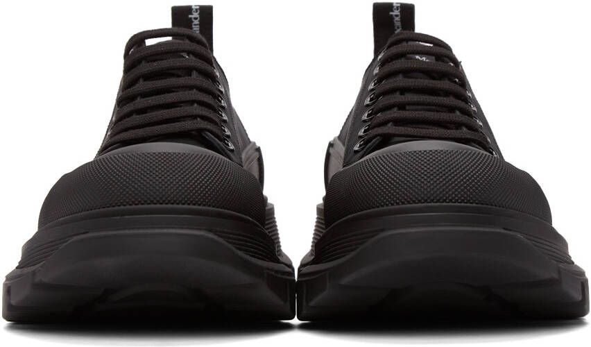 Alexander McQueen Black Tread Slick Low Sneakers