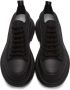 Alexander McQueen Black Tread Slick Low Sneakers - Thumbnail 5