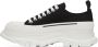 Alexander McQueen Black Tread Slick Low Sneakers - Thumbnail 3