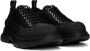 Alexander McQueen Black Tread Slick Sneakers - Thumbnail 4