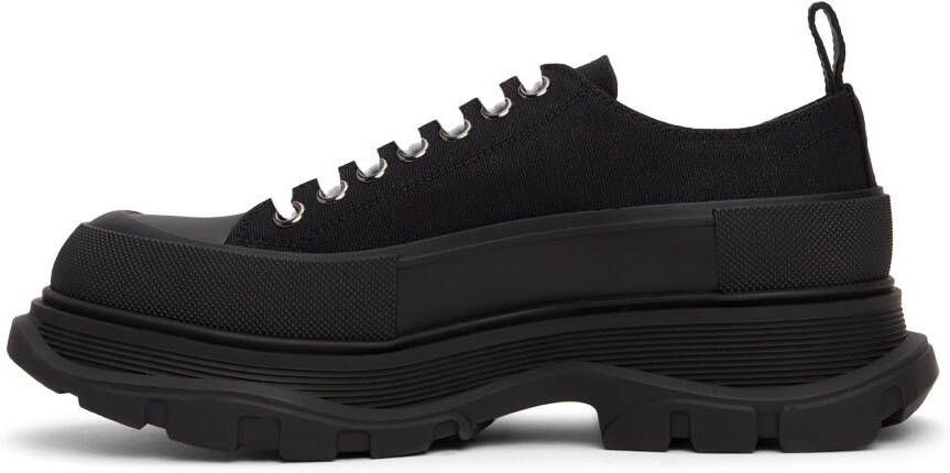 Alexander McQueen Black Tread Slick Sneakers