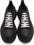 Alexander McQueen Black Tread Slick Sneakers - Thumbnail 5