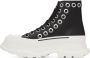 Alexander McQueen Black Tread Slick Sneakers - Thumbnail 3