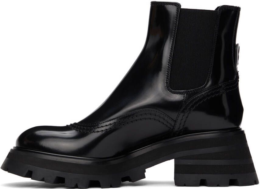 Alexander McQueen Black Wander Chelsea Boots