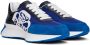 Alexander McQueen Blue Sprint Runner Sneakers - Thumbnail 4