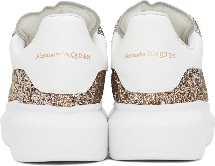 Alexander McQueen Gold Oversized Sneakers