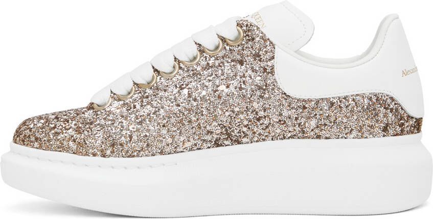 Alexander McQueen Gold Oversized Sneakers