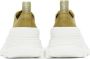 Alexander McQueen Green & Off-White Tread Slick Sneakers - Thumbnail 2