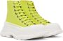 Alexander McQueen Green Tread Slick High Sneakers - Thumbnail 4