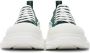 Alexander McQueen Green Tread Slick Low Sneakers - Thumbnail 2