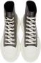 Alexander McQueen Grey Leather Tread Slick High Sneakers - Thumbnail 5