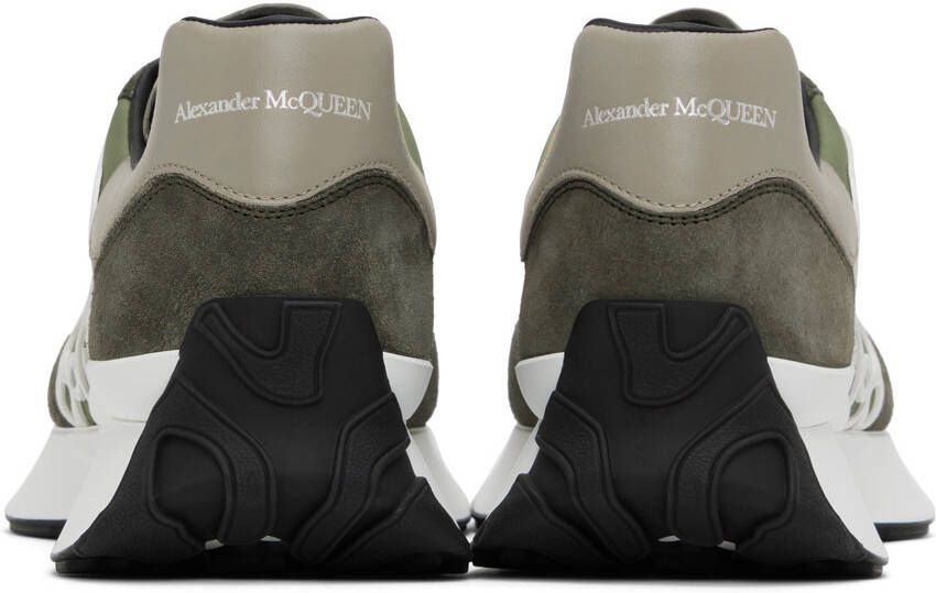 Alexander McQueen Khaki Sprint Runner Sneakers