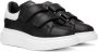 Alexander McQueen Kids Black & White Oversized Velcro Sneakers - Thumbnail 4