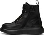 Alexander McQueen Kids Black Lace-Up Boots - Thumbnail 3