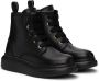 Alexander McQueen Kids Black Lace-Up Boots - Thumbnail 4