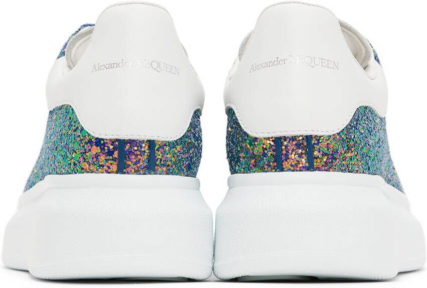 Alexander McQueen Kids Multicolor Glitter Oversized Sneakers