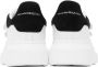Alexander McQueen Kids White & Black Oversized Velcro Sneakers - Thumbnail 2