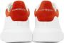Alexander McQueen Kids White & Red Oversized Sneakers - Thumbnail 2