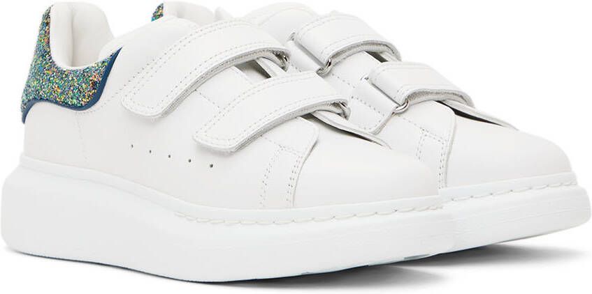 Alexander McQueen Kids White Oversized Disco Sneakers