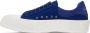 Alexander McQueen Navy Deck Lace-Up Plimsoll Sneakers - Thumbnail 3