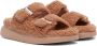 Alexander McQueen Pink Shearling Hybrid Sandals - Thumbnail 4