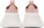 Alexander McQueen Pink Tread Slick Sneakers - Thumbnail 2