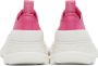 Alexander McQueen Pink Tread Slick Sneakers - Thumbnail 2