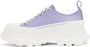 Alexander McQueen Purple Tread Slick Sneakers - Thumbnail 3