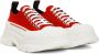 Alexander McQueen Red Tread Slick Sneakers - Thumbnail 4