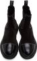 Alexander McQueen SSENSE Exclusive Black & Silver Suede Chelsea Boots - Thumbnail 5
