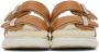 Alexander McQueen Tan Hybrid Sandals - Thumbnail 2