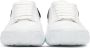 Alexander McQueen White & Black Court Trainer Sneakers - Thumbnail 2