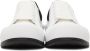Alexander McQueen White & Black Deck Plimsoll Sneakers - Thumbnail 2