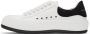 Alexander McQueen White & Black Deck Plimsoll Sneakers - Thumbnail 3
