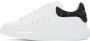 Alexander McQueen White & Black Embellished Oversized Sneakers - Thumbnail 3