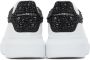 Alexander McQueen White & Black Embellished Oversized Sneakers - Thumbnail 4