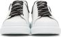 Alexander McQueen White & Black Oversized Sneakers - Thumbnail 2