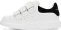 Alexander McQueen White & Black Oversized Velcro Sneakers - Thumbnail 3