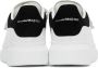 Alexander McQueen White & Black Oversized Velcro Sneakers - Thumbnail 4