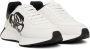 Alexander McQueen White & Black Sprint Runner Sneakers - Thumbnail 4