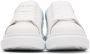 Alexander McQueen White & Blue Oversized Sneakers - Thumbnail 2