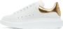 Alexander McQueen White & Gold Oversized Sneakers - Thumbnail 3