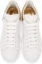Alexander McQueen White & Gold Oversized Sneakers - Thumbnail 5
